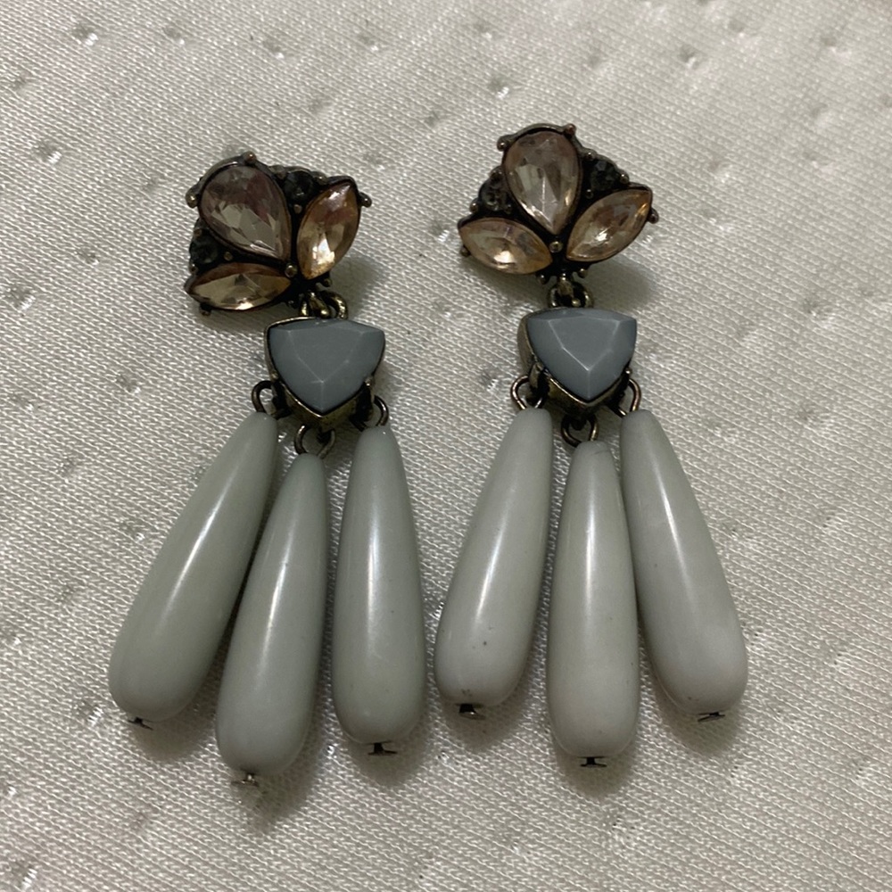 Jewel tone earrings